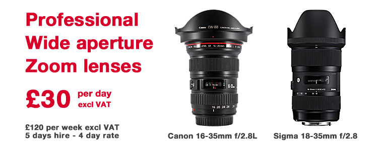 C300 Zoom Lens Rentals | Canon 16-35mm f/2.8L, Tokina 11-16mm f/2.8, Sigma 18-35mm f/1.8 Art